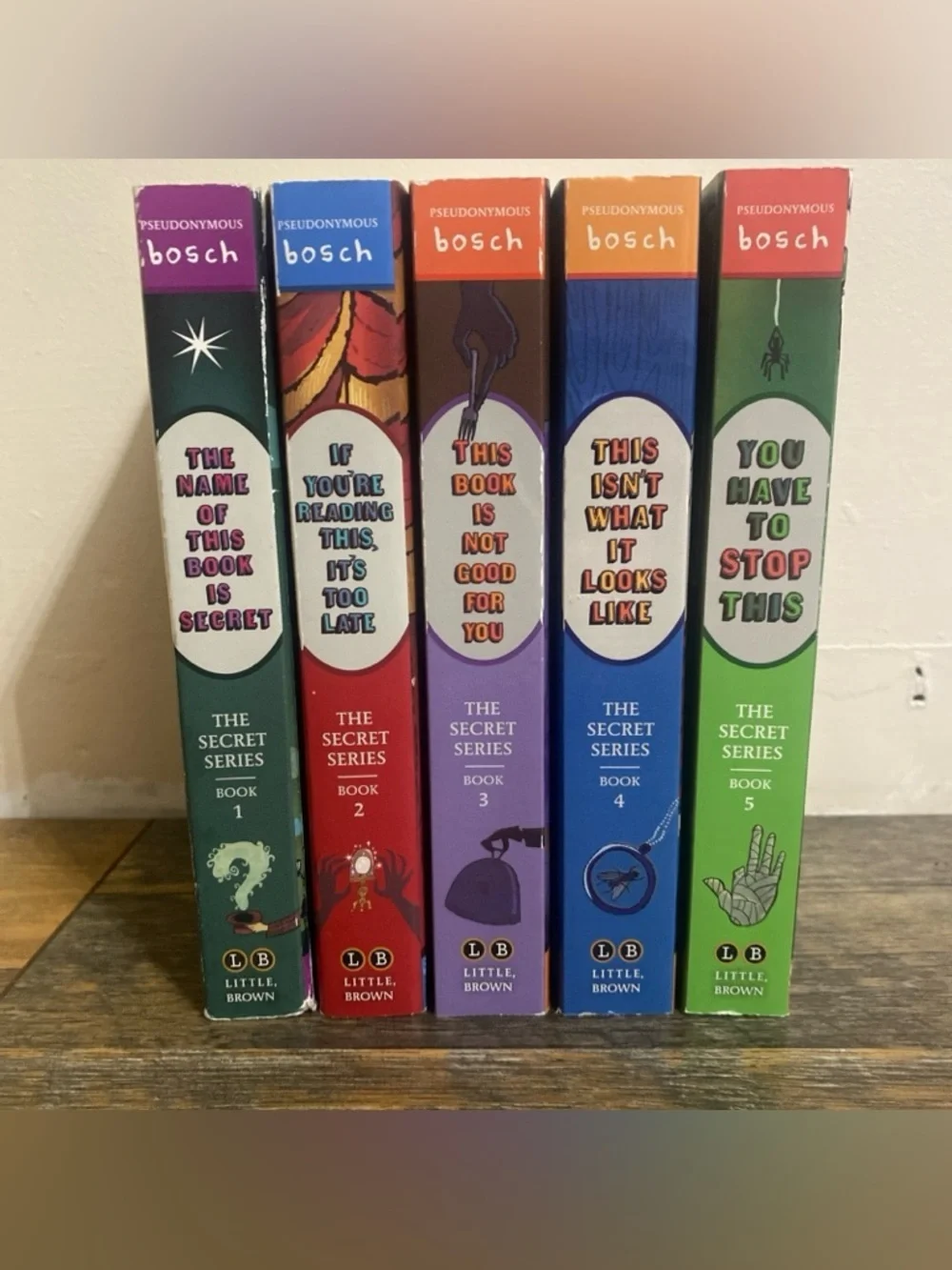 The Secret Series Boxed Set Vol. 1-5 Books by Pseudonymous Bosch Paperback Used - Picture 1 of 9